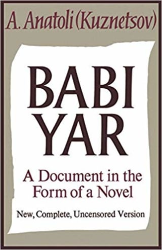 Babi Yar: A Document in the Form of a Novel