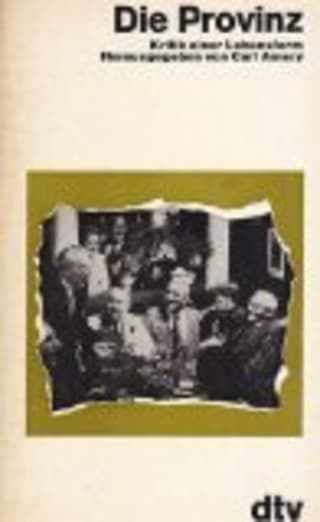 Die Provinz. Kritik einer Lebensform.