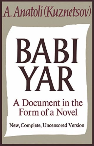 Babi Yar: A Document in the Form of a Novel