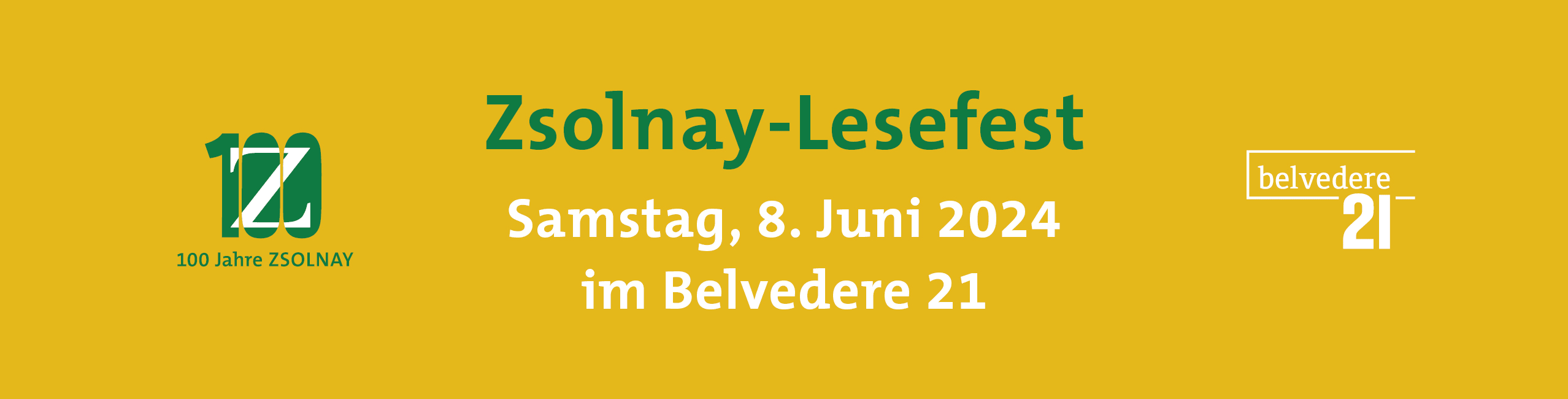 Zsolnay Lesefest