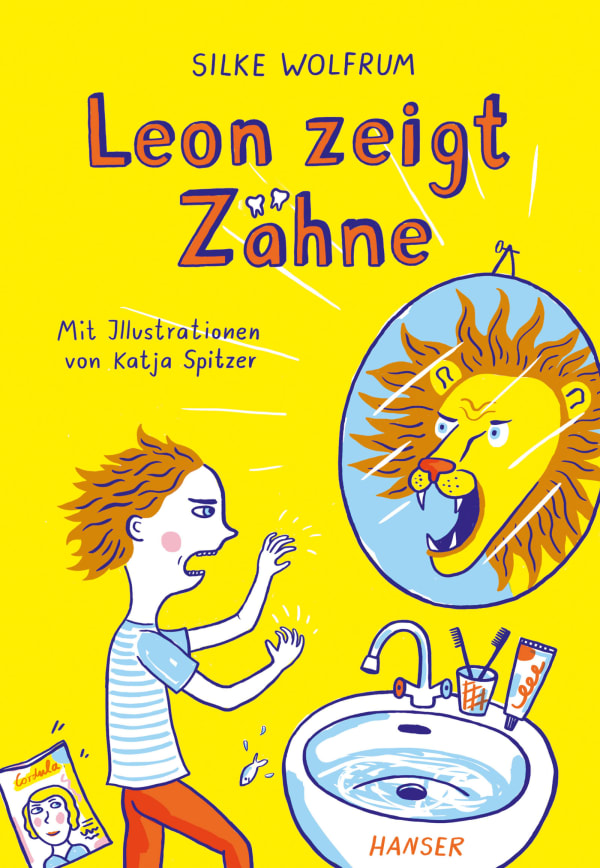 Leon zeigt Zähne