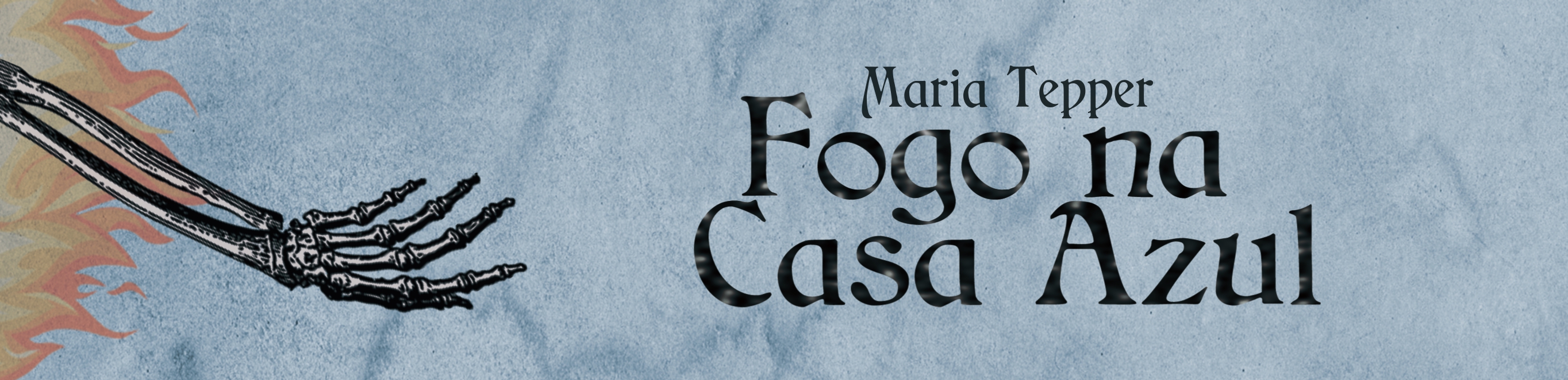 Fogo na Casa Azul · marca-página