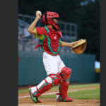 mexico catcher throwing ball