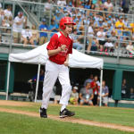 challenger game - player running to first