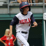 challenger game - player running to first