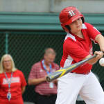 challenger game - batter hitting ball