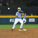 west player catching ball