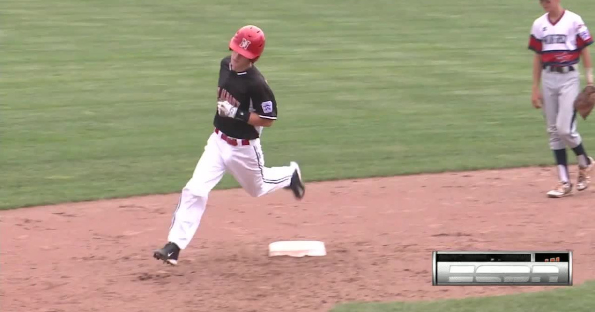 Josh Castleman's solo shot LLB Great Lakes Regional Little League