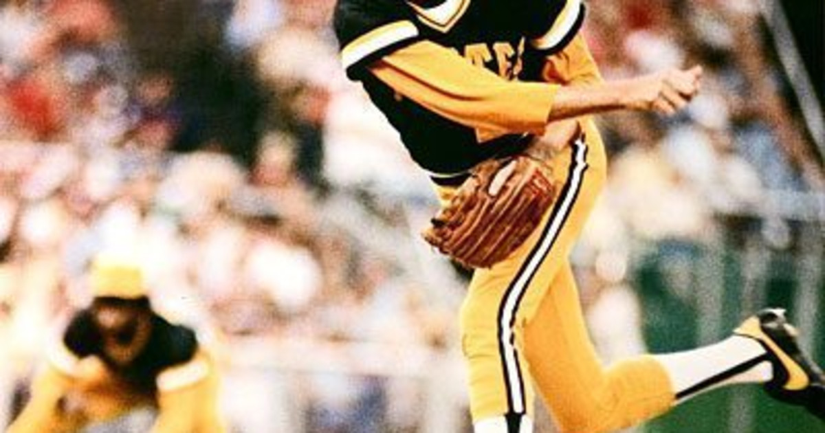 Relief pitcher Kent Tekulve of the Pittsburgh Pirates smiles