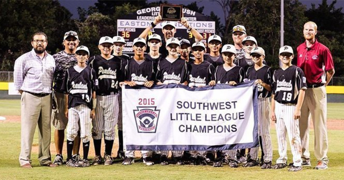 Southwest Region Champion Little League team from Pearland, Texas  participates in the opening ceremony of the 2022 Little League World Series  baseball tournament in South Williamsport, Pa., Wednesday, Aug 17, 2022. (AP