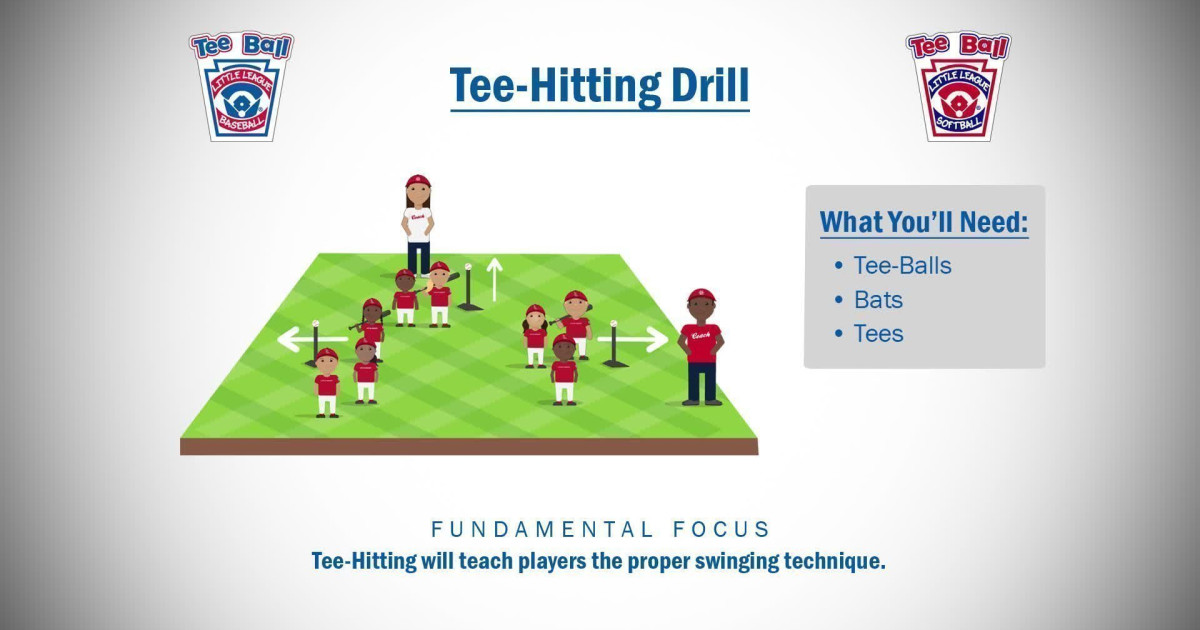 Tee Ball Drills Week 6 Tee Hitting Little League