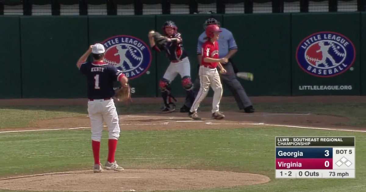 Jansen Kenty Fans Five Straight Batters Little League