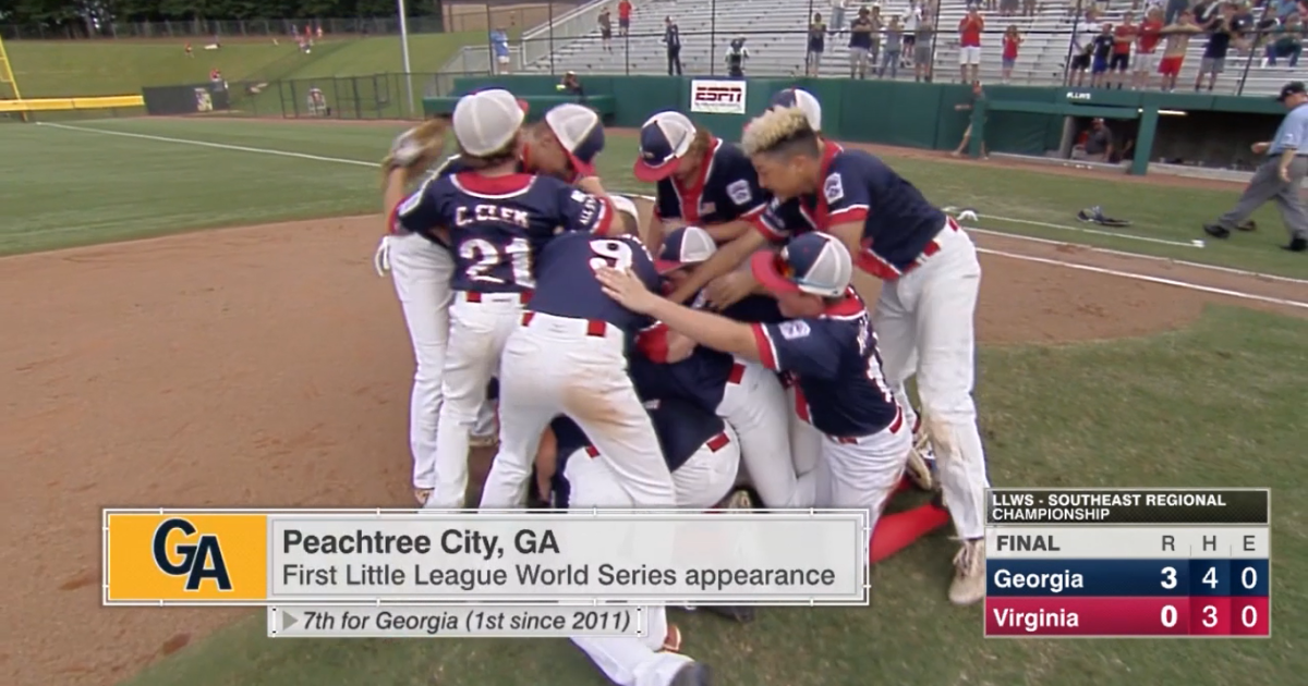 Wins the Southeast Region Little League