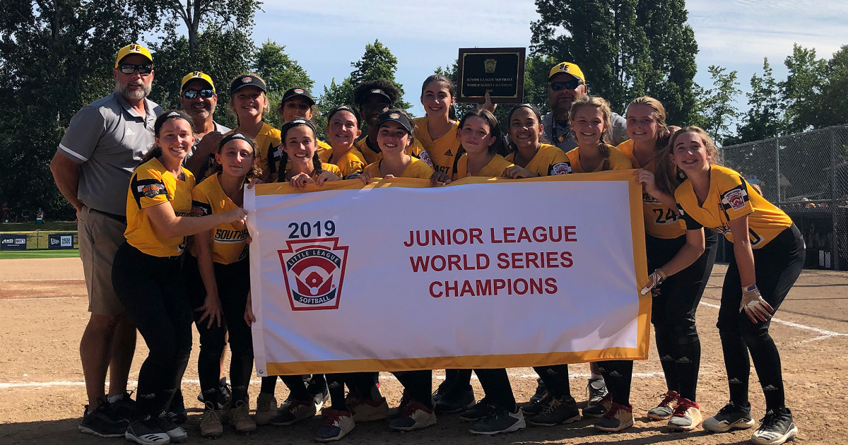 Southeast defeats Southwest, 76; Wins Junior League Softball World