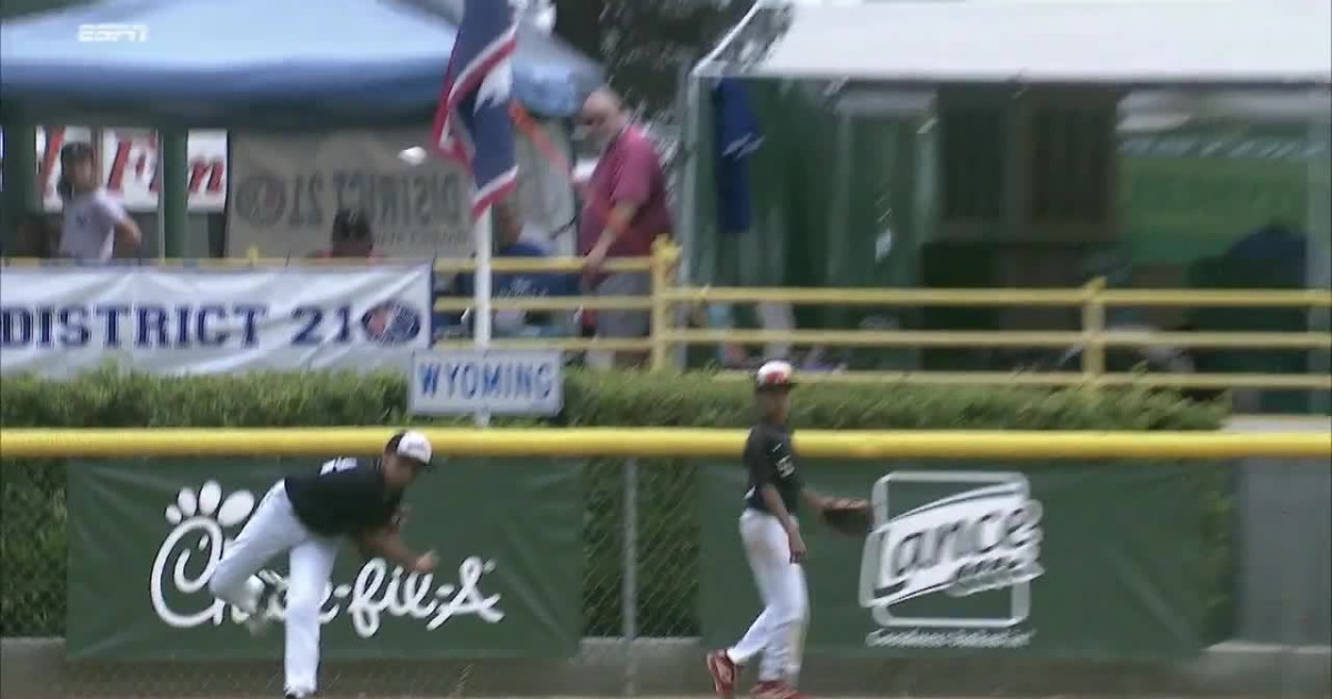 Nevada's Joseph Celano's Great Outfield Assist Little League