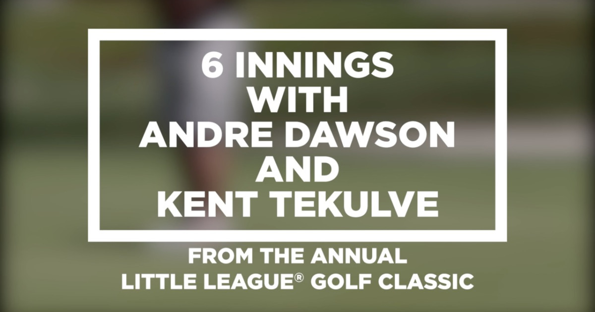 6 Innings with Andre Dawson and Kent Tekulve - Little League