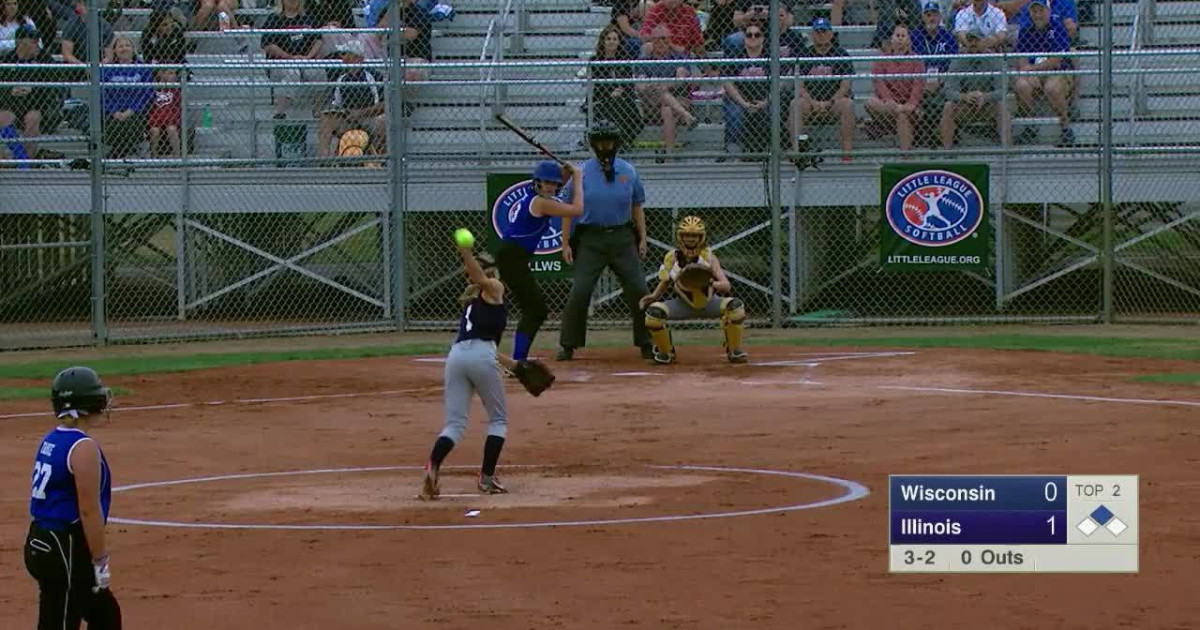 Illinois' Double Play In The Second Little League