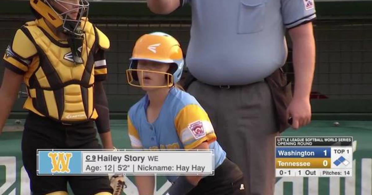 Hailey Story Drives in Two With a Single in The 1st - Little League