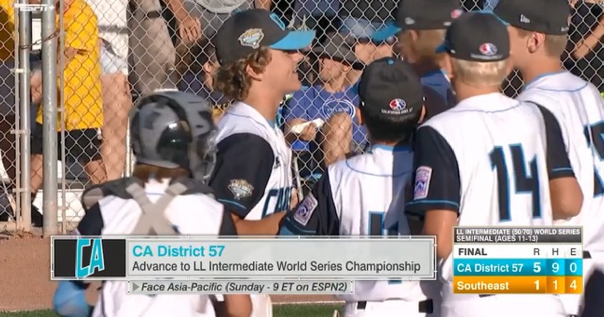 California advances to Little League World Series final