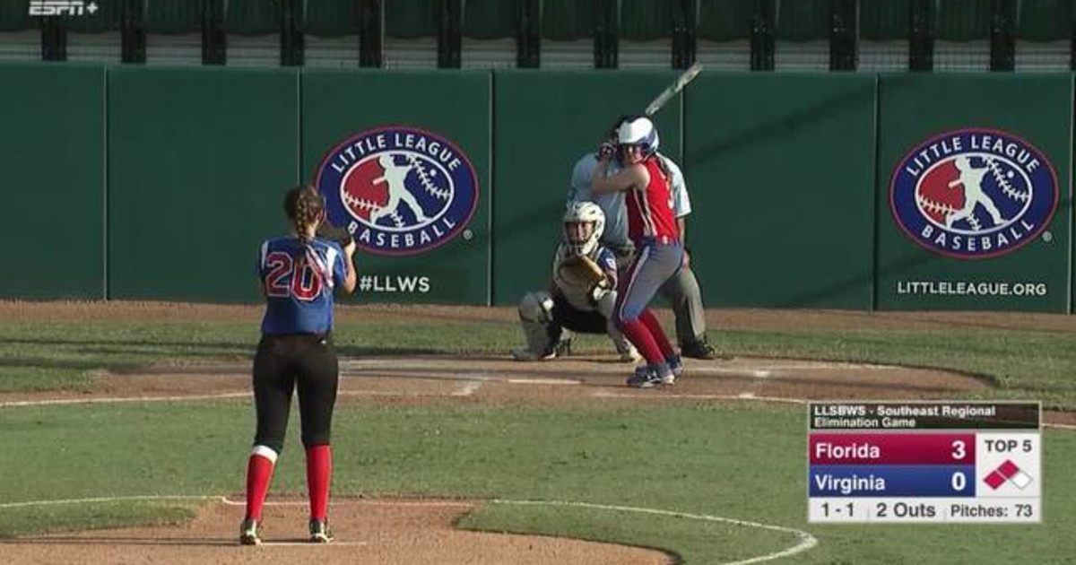 Teagan Riley's Two-Run Single in 5th - Little League