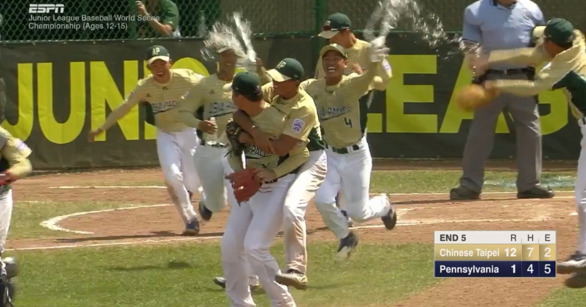 Chinese Taipei Wins Junior League Championship Little League