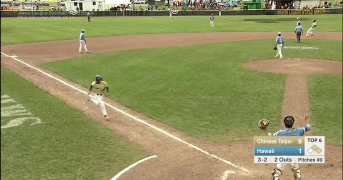 Chao Wei Huang 2-Run Double - Little League