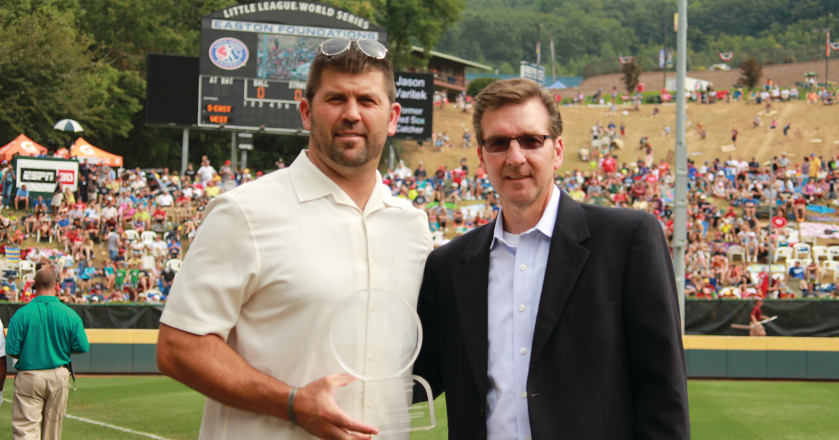 Jason Varitek in 2023  Jason varitek, Baseball award, Baseball league