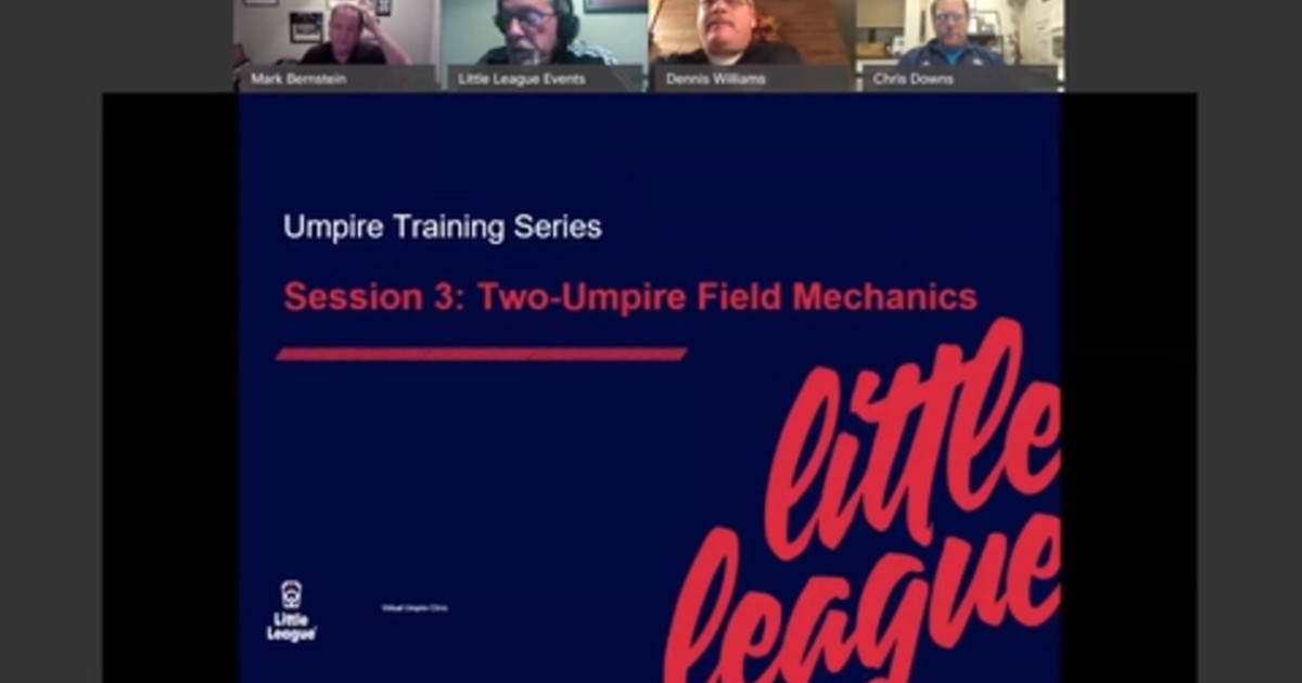 Umpire Training Series Session 3 TwoUmpire Field Mechanics Little League