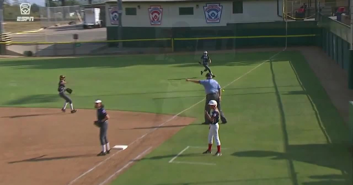 Sawyer Trahans Two Run Single Little League