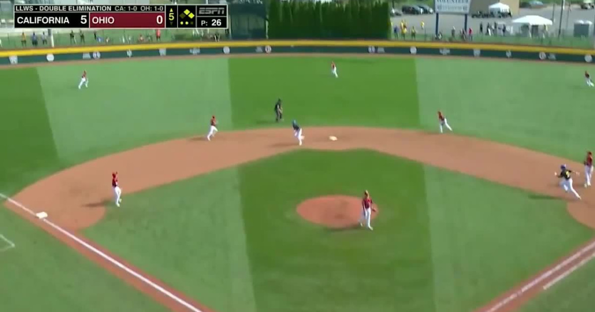 Ohio's outfield showing out Little League