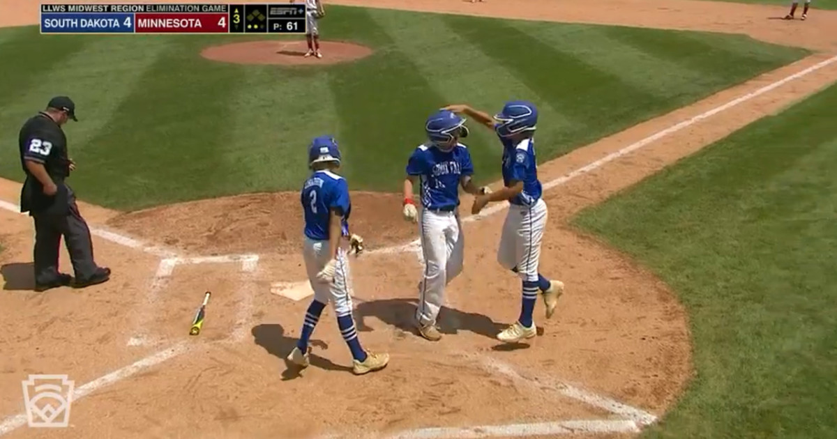 Hart's game tying homer Little League