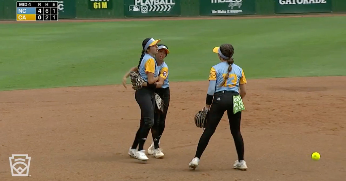 Erin Garcia's sliding catch Little League
