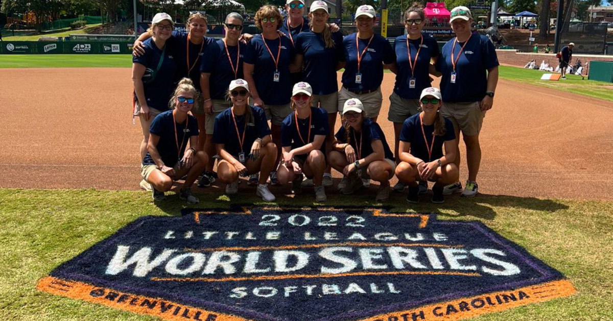 AllFemale Grounds Crew Takes the Field at 2022 Little League Softball