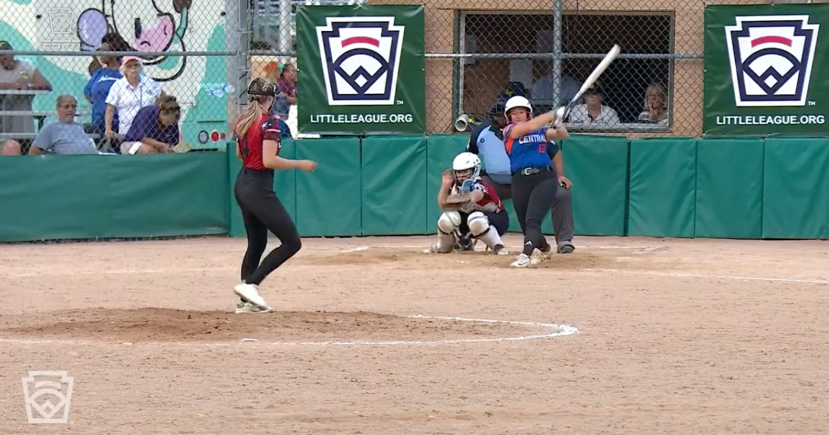 Cora Ellison's solo homer Little League