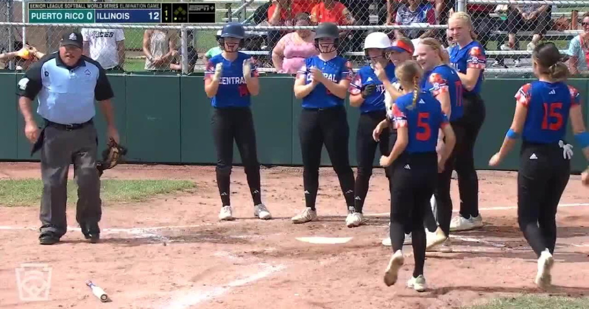 Cora Ellison crushes 3 run homer Little League