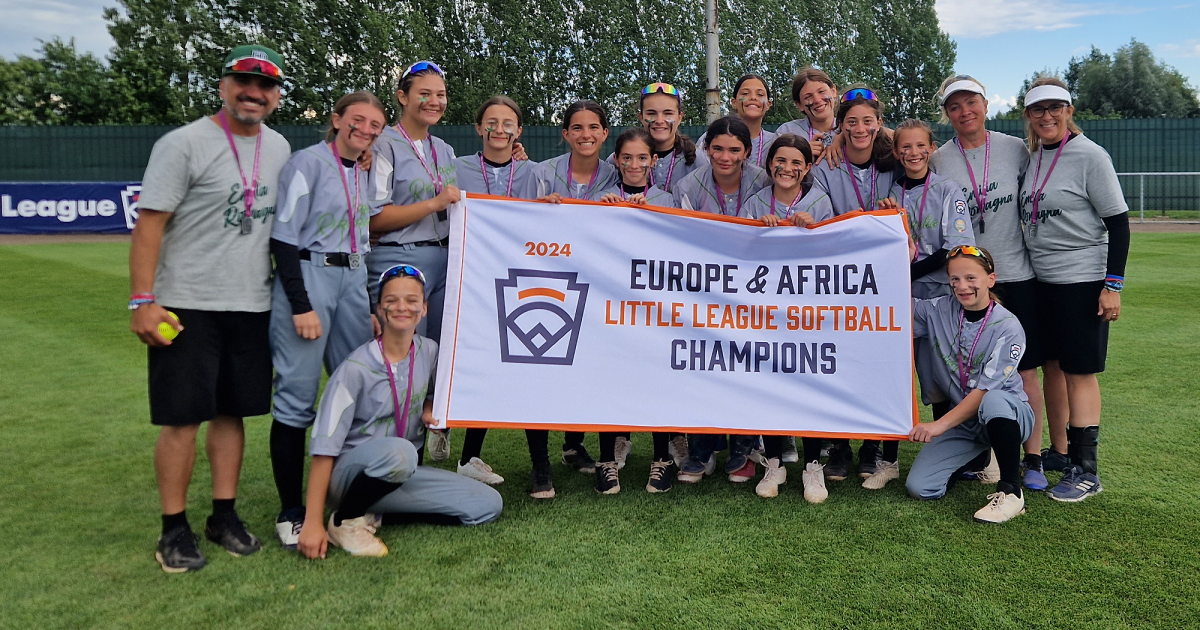 Emilia Romagna Little League wins the Europe and Africa region title, securing a spot in the 2024 Little League Softball® World Series presented by DICK’S Sporting Goods