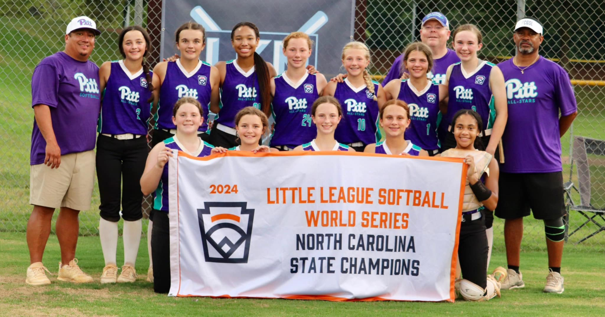 The Pitt County girls softball team will once again represent North Carolina at the Little League Softball® World Series presented by DICK’S Sporting Goods