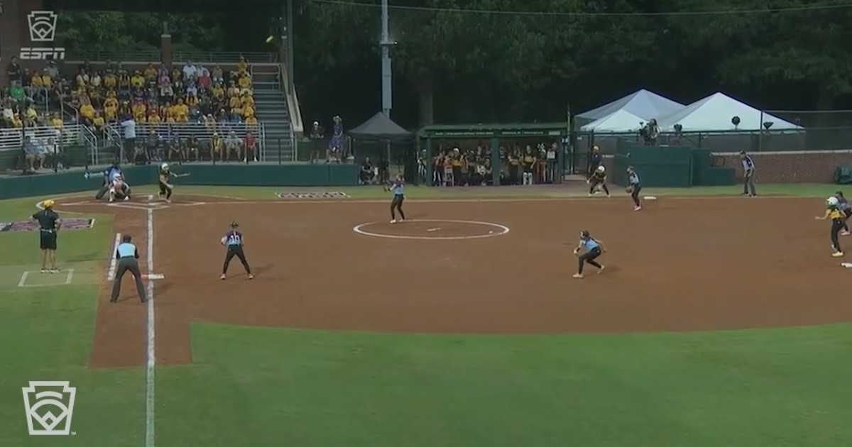 Rachel Lester's 2 RBI triple - Little League
