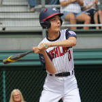 challenger game - player swinging bat