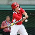 challenger game - batter hitting ball