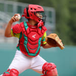MEX catcher throwing
