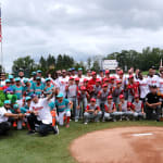 JPN and LA pose with phillies