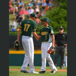 midwest players shaking hands