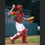 mexico catcher throwing ball
