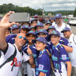 phillies player getting selfie with ll players