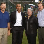 Mike Mussina, Mariano Rivera, Dr. Davie Jane Gilmour, & Stephen D. Keener