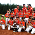 John Pesce with team and coaches