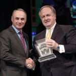 Rob Manfred and Hugh Tanner