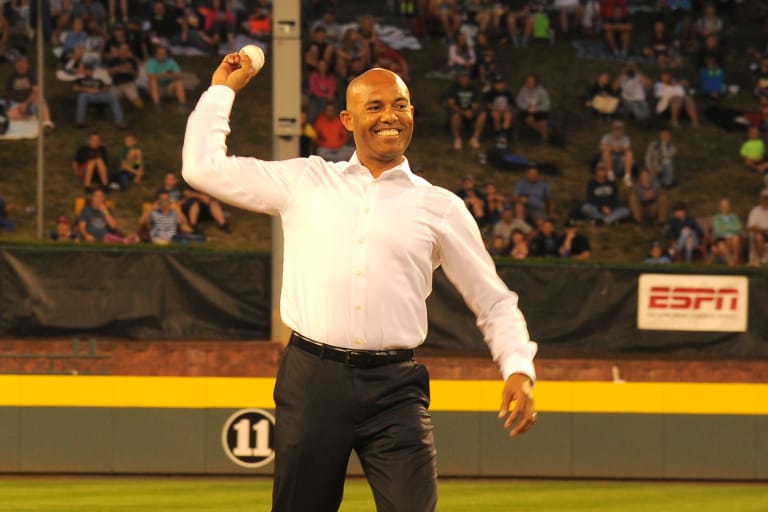 Hall of Famer Mariano Rivera enlightens the crowd at Grand Slam Breakfast