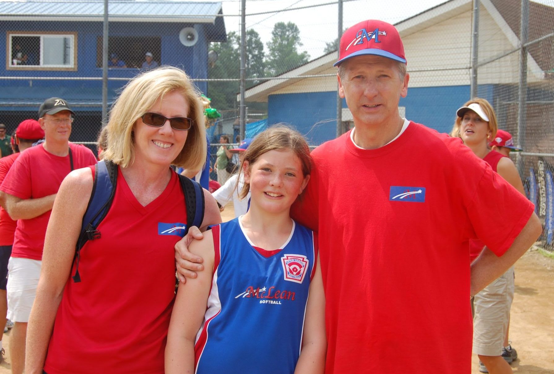 Trish, Kathryn, and Colin Sandercock